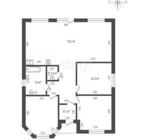 Дом 115м², 1-этажный, участок 8 сот.  