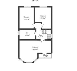Дом 138м&sup2;, 2-этажный, участок 4 сот.  