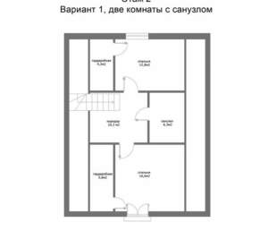 Дом 140м&sup2;, 2-этажный, участок 4 сот.  