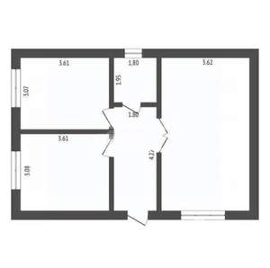 Дом 70м², 1-этажный, участок 10 сот.  