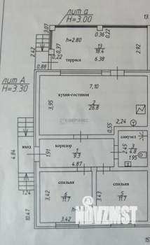 Коттедж 83м&sup2;, 1-этажный, участок 4 сот.  