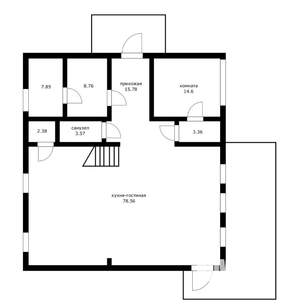 Дом 254м², 2-этажный, участок 8 сот.  