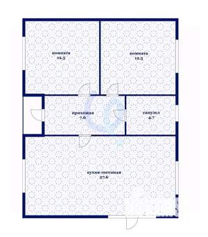 Дом 68м&sup2;, 1-этажный, участок 5 сот.  