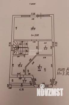 Дом 140м², 2-этажный, участок 3 сот.  