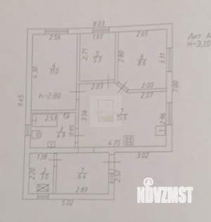 Дом 55м&sup2;, 1-этажный, участок 4 сот.  