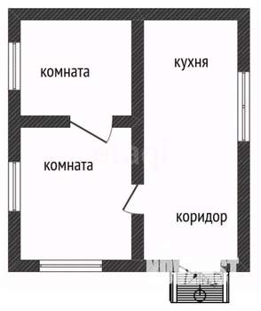Дом 55м², 2-этажный, участок 4 сот.  
