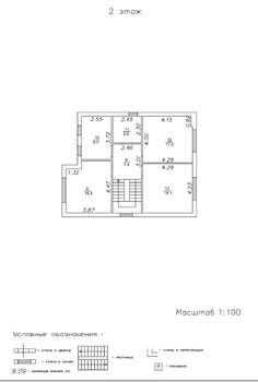 Дом 190м², 2-этажный, участок 6 сот.  