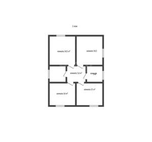 Дом 160м², 2-этажный, участок 6 сот.  