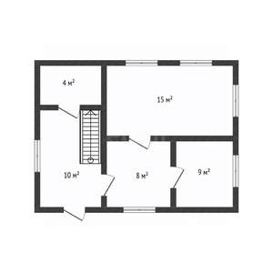 Дом 85м&sup2;, 1-этажный, участок 8 сот.  