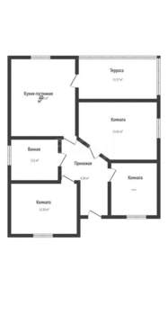 Дом 85м², 1-этажный, участок 4 сот.  