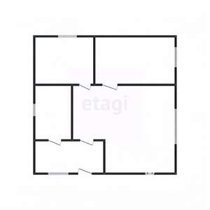 Дом 48м&sup2;, 1-этажный, участок 4 сот.  