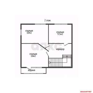 Дом 90м&sup2;, 2-этажный, участок 4 сот.  