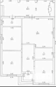 Коттедж 100м², 1-этажный, участок 6 сот.  