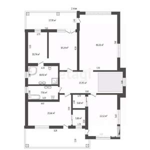 Дом 320м², 2-этажный, участок 8 сот.  
