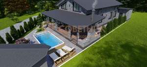 Дом 200м&sup2;, 2-этажный, участок 4 сот.  