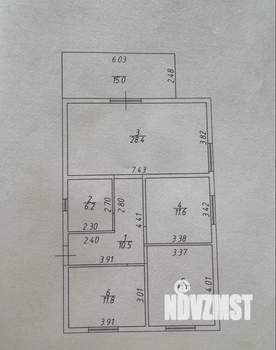 Дом 101м², 1-этажный, участок 4 сот.  