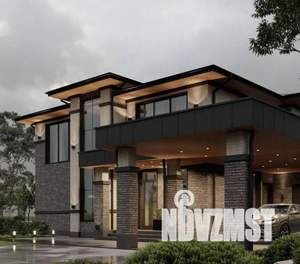 Коттедж 259м², 2-этажный, участок 6 сот.  