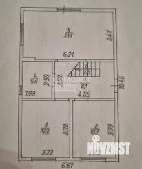 Дом 101м&sup2;, 2-этажный, участок 3 сот.  