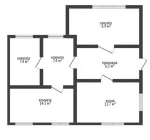 Дом 29м&sup2;, 1-этажный, участок 5 сот.  