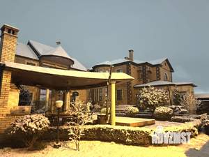 Дом 505м&sup2;, 3-этажный, участок 13 сот.  