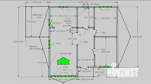 Дом 85м&sup2;, 2-этажный, участок 7 сот.  