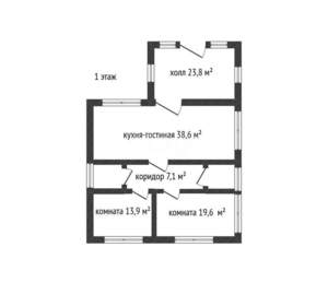 Дом 261м&sup2;, 3-этажный, участок 10 сот.  
