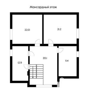 Дом 170м&sup2;, 2-этажный, участок 4 сот.  