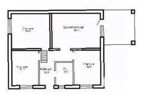Дом 125м&sup2;, 1-этажный, участок 3 сот.  