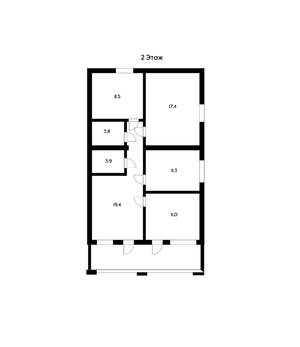 Дом 216м&sup2;, 3-этажный, участок 4 сот.  