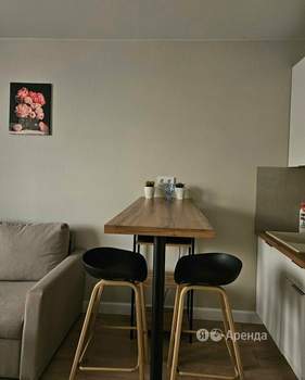 Студия квартира, на длительный срок, 23м2, 4/16 этаж
