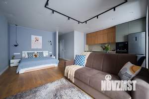 Студия квартира, посуточно, 39м2, 6/25 этаж