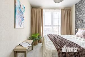 1-к квартира, посуточно, 45м2, 17/25 этаж