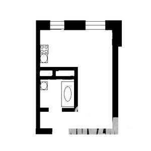 1-к квартира, на длительный срок, 26м2, 1/16 этаж