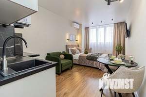 1-к квартира, посуточно, 27м2, 1/1 этаж