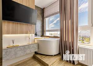 Студия квартира, посуточно, 35м2, 17/24 этаж