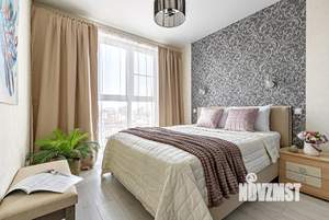 1-к квартира, посуточно, 45м2, 17/25 этаж
