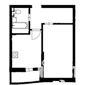 1-к квартира, на длительный срок, 39м2, 18/21 этаж