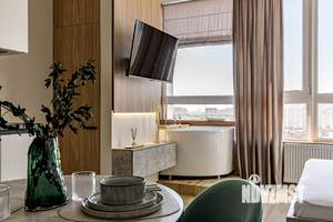 Студия квартира, посуточно, 35м2, 17/24 этаж