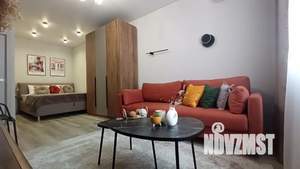 1-к квартира, посуточно, 40м2, 12/23 этаж