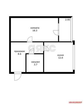 1-к квартира, на длительный срок, 40м2, 5/6 этаж