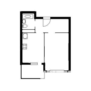 1-к квартира, на длительный срок, 50м2, 12/25 этаж
