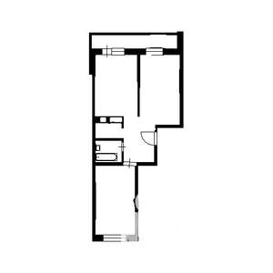 2-к квартира, на длительный срок, 62м2, 12/17 этаж