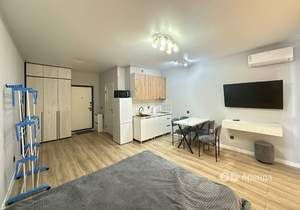 Студия квартира, на длительный срок, 28м2, 6/16 этаж