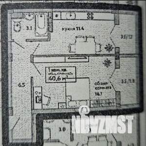 1-к квартира, на длительный срок, 41м2, 1/3 этаж