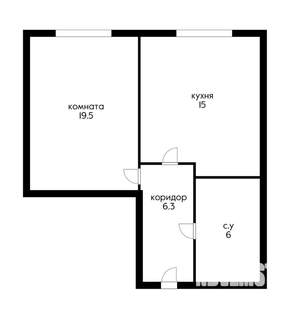 1-к квартира, на длительный срок, 40м2, 21/23 этаж
