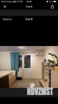 Студия квартира, на длительный срок, 35м2, 9/17 этаж