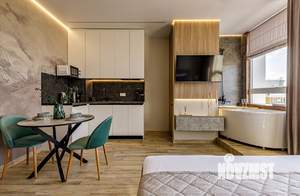 Студия квартира, посуточно, 35м2, 17/24 этаж