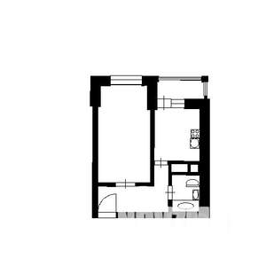 1-к квартира, на длительный срок, 40м2, 4/16 этаж