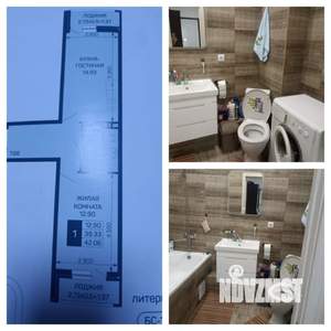 1-к квартира, на длительный срок, 42м2, 2/9 этаж