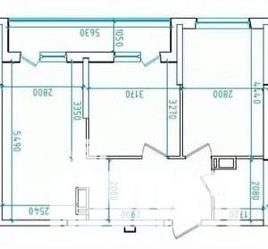 2-к квартира, на длительный срок, 57м2, 12/16 этаж
